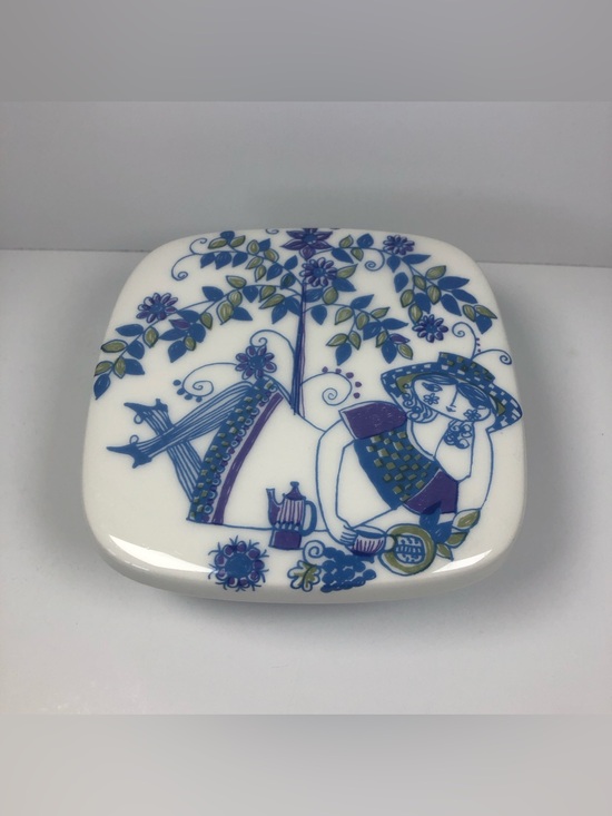 Figgjo Other - *Rare* Vintage Figgjo Turi "Lotte" covered butter box Norway Mid Century Modern
